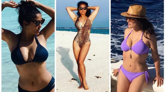 Salma Hayek Said “Of Course”—Then Delivered a Bikini Moment for the Ages